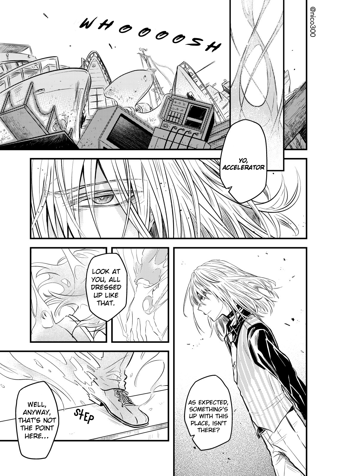Toaru Majutsu no Index - Kakine Teitoku returns to Battle Accelerator in Genesis Testament (Doujinshi)